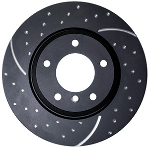 EBC Turbo Groove Disc Black Hinten für 2011-2014 5.0 GT (mit Brembo)