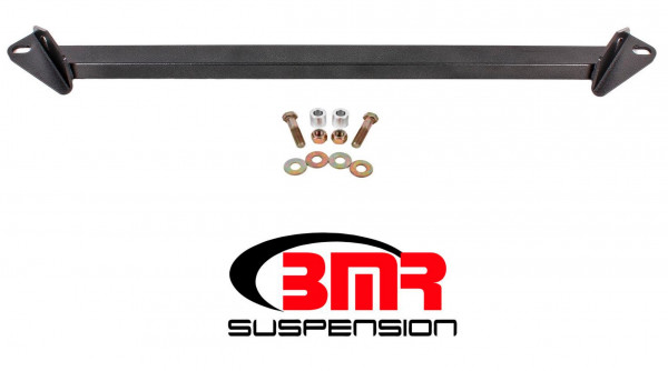 BMR 2-Punkt Chassis-Strebe Mustang LAE Vorne unten - Black Hammertone