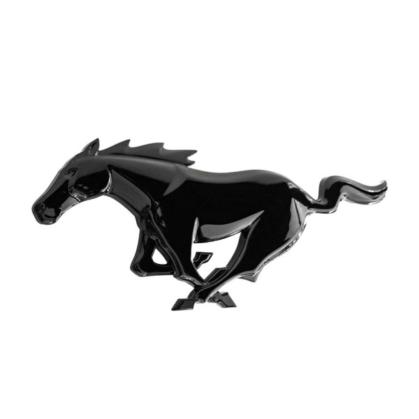Frontgrill Pony Emblem Schwarz