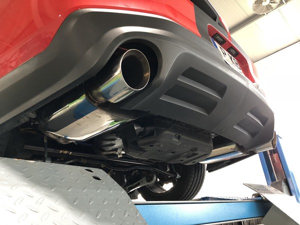 76mm Duplex Abgasanlage für Mustang 2011-2014 5.0 GT V8