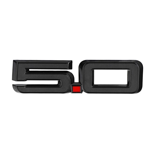 Kotflügel 5.0 Embleme Schwarz