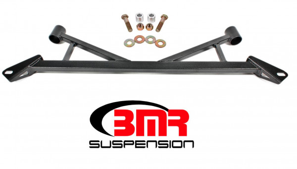 BMR 4-Punkt Chassis-Strebe Mustang LAE Vorne unten - Black Hammertone